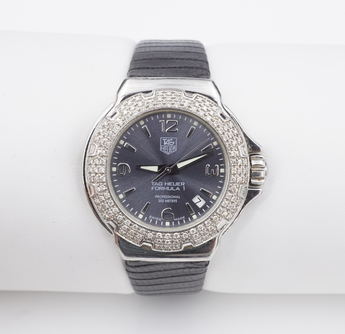 Tag Heuer Formula 1 F1 Diamond Bezel Quartz 37mm Watch WAC 