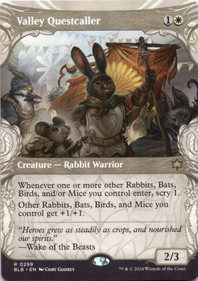 #ad #ad Valley Questcaller Showcase Bloomburrow Magic MTG NM $2.09