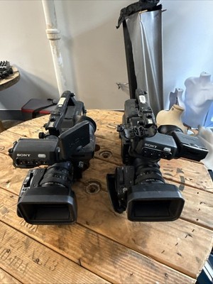 2 Of Sony HVR-S270U HDV Camcorder with Zeiss Lens and Anton/Bauer Battery Plate