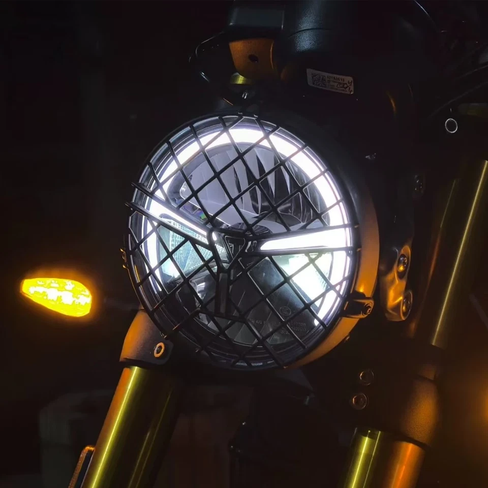 Cubierta de faro delantero para Triumph Bonneville T100 T120 Scrambler 400X 900 Foto 2 de 4