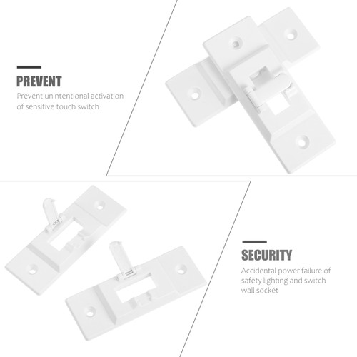 2pz Copri Interruttore Creativo per Interruttore Luce Plastica Sicurezza Casa - Foto 11 di 12