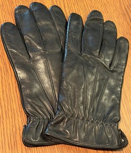 Leather gloves men's Large!! thinsulate lined