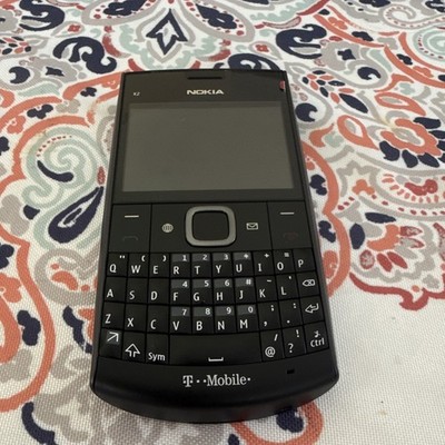 Nokia X2-01 Black T-Mobile Bar Phone QWERTY Keyboard Bluetooth 55MB
