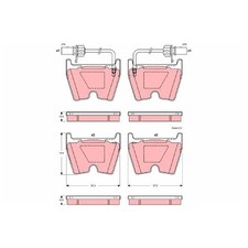 Satz Bremsbeläge Bremsklötze vorne für Audi A6 C5 4B2 4B5 R8 422 4S3 | 244633