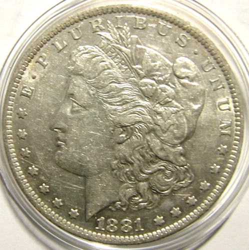 1881-O MORGAN  SILVER  DOLLAR AU  MINT LUSTER ORIGINAL CONDITION