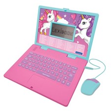 LEXiBOOK - Unicorn Educational and Bilingual Laptop Spanish/English - Toy for...