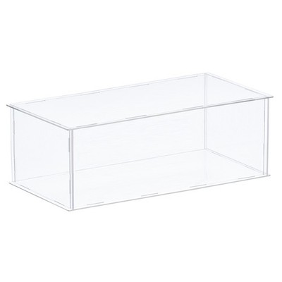Acrylic display case plastic dust box showcase 41x26x15.5cm