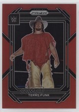 2023 Panini Prizm WWE Red Prizm 106/299 Terry Funk #114 0yx7