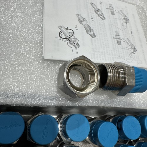 Swagelok SS-810-1-6 Stainless Steel, 1/2" Tube OD x 3/8 NPT Male. New, 32 pcs. - Picture 4 of 7