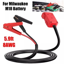 For Milwaukee M18 Power Battery Jumper Starter Jump Kit 8 AWG Auto Booster Cable