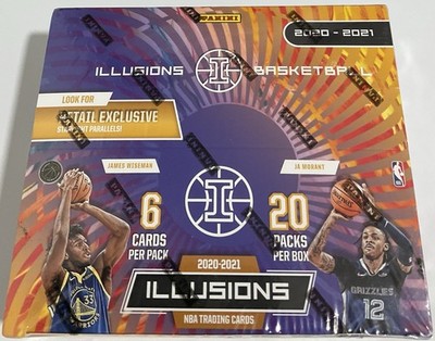 2020-21 Panini Illusions Basketball Factory Sealed Retail Box - 20 packs