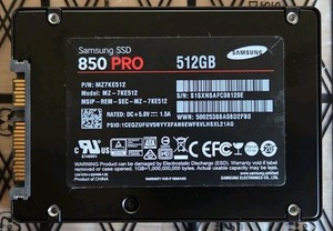 Samsung 850 PRO 512GB SATA III SSD Festplatte MZ7KE512 Speicher - SMART GUT 99%