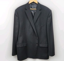 Ralph Lauren LRL Wool Single-Breasted Suit Jacket Mens 52R Gray 2-button Pocket