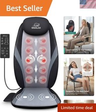 Shiatsu Back Massager with Heat   Deep Tissue Chair Pad for Ultimate Relaxation