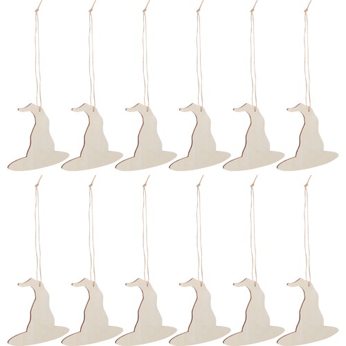  30 Stck. Holz Hexenhut hängende Ornamente Ausschnitt DIY Basteln Ausschnitte - Bild 5 von 12