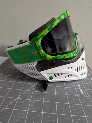 New JT Proflex Revo2 Mask - Shamrock Green With White & Black St Patrick's Gold