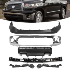 Front Bumper Cover Kit For 2010-2013 Toyota Tundra with Steel Lower Bumper