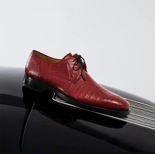 Mezlan Gables Genuine Crocodile Derby Men's Shoes