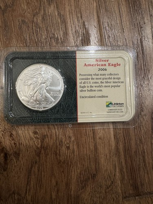 #ad 2006 Silver American Eagle $75.00