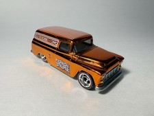 Loose Hot Wheels 55 Chevy Panel from CS Customs. Candy Striper. Real Riders
