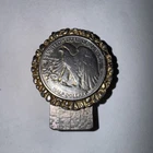 Vintage Walking Liberty Half Dollar Money Clip Good Condition