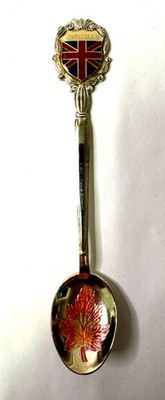 Vintage NEWFOUNDLAND Union Jack Souvenir Spoon - 120mm