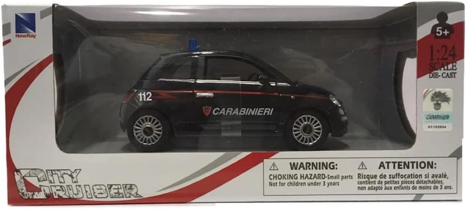 AUTO FIAT 500 CARABINIERI 1:24 - Immagine 3 di 3
