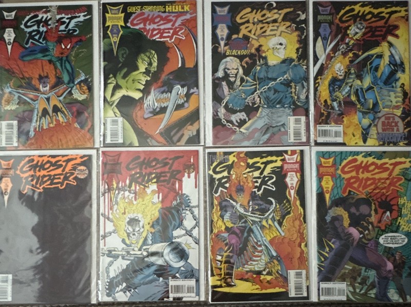 Marvel Ghost Rider Comic Book Lot 44-49, 51, 53
