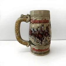 1983 Anheuser Busch Budweiser Clydesdales Collector Series Beer Stein