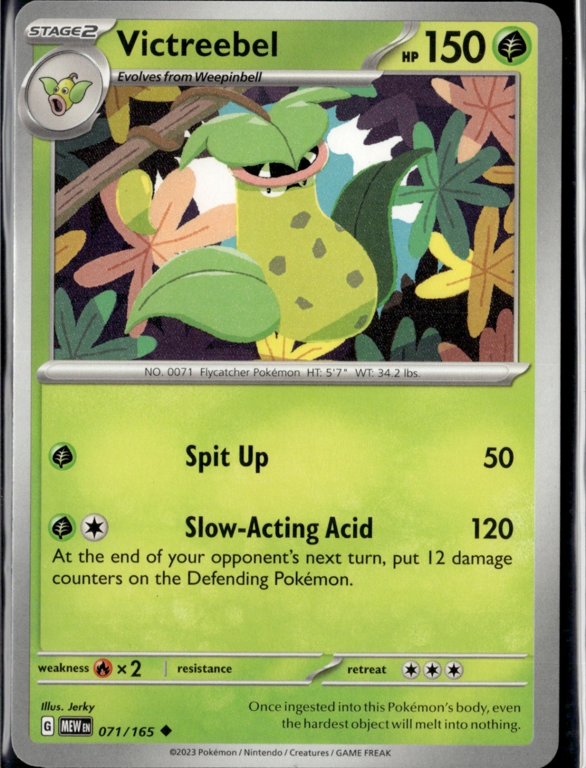 Victreebel 071/165 Uncommon SV: Scarlet & Violet 151 Pokemon TCG - NM