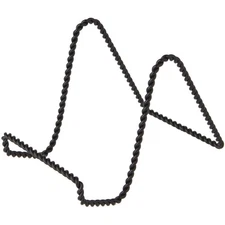 2 Pack 4 Inch Twisted Black Wire Easel Stand for Plate Picture Art Display