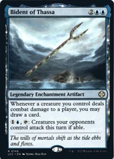 MTG Bident of Thassa Normal NM Commander: The Lost Caverns of Ixalan Magic 146