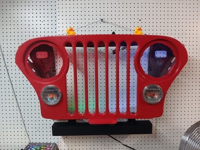 1972-1984 Cj5,Cj7 JEEP Grille Wall Art Surround Sound with app controlled leds