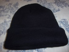 Adult Black Thinsulate Winter Stocking / Skull Hat