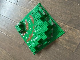 Vintage LEGO Baseplate Raised 6024 for Castle Dark Forest Fortress 6079