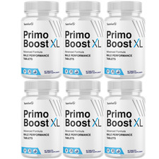 PrimoBoost XL Male Performance Support, 6 Pack Official Endurance Supplement