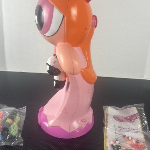 Vintage Cartoon Network Powerpuff Girls Blossom Bead Craft Kit Plastic Storage - Picture 8 of 14