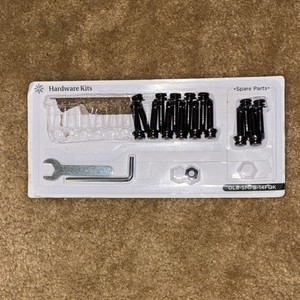Hardware Kits Steel Socket Cap Screws Set, Hex-Key Drive, Black Oxide, 14 Pack