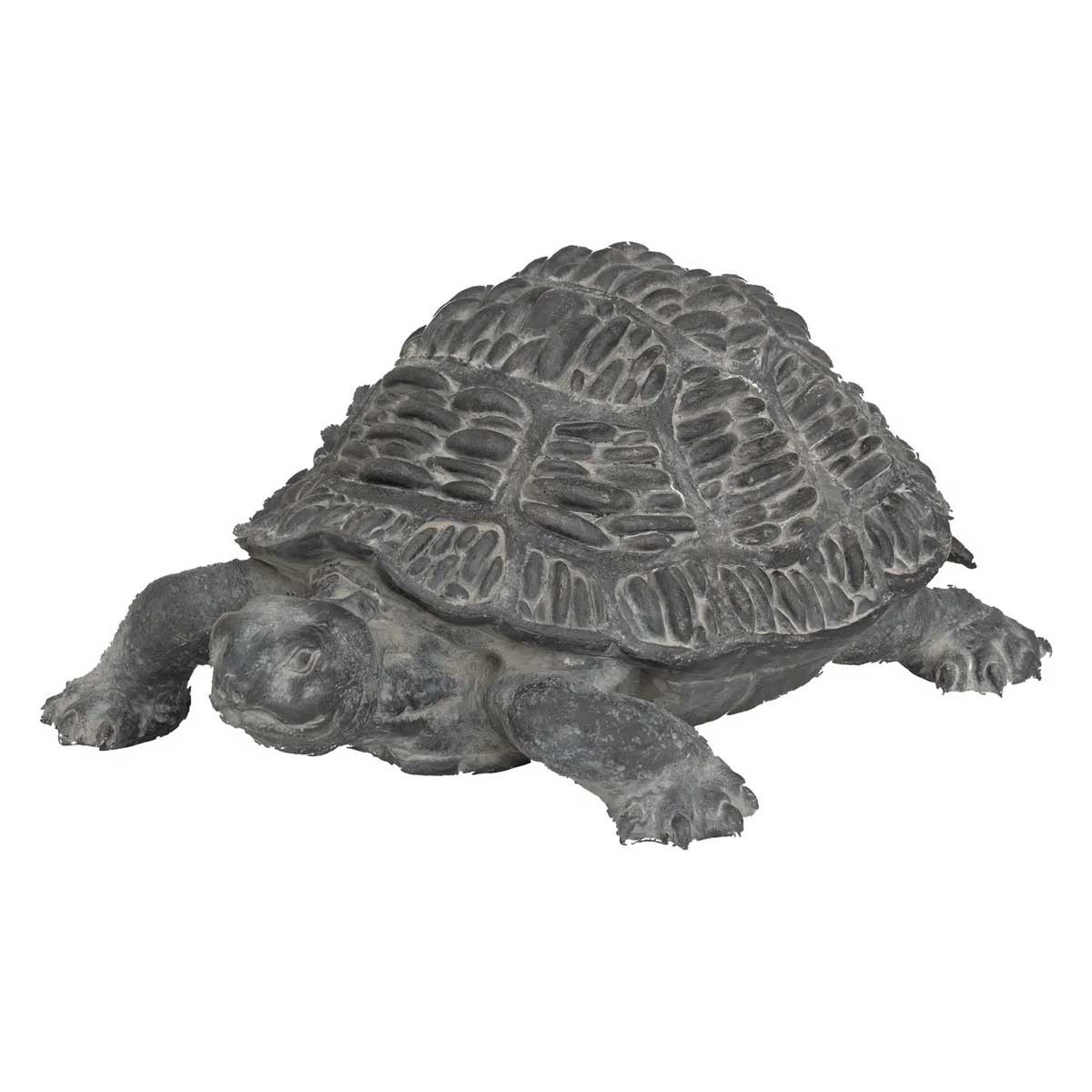 Tortue déco extérieur Francky 52cm grise pour sublimer votre terrasse et égayer vos massifs
