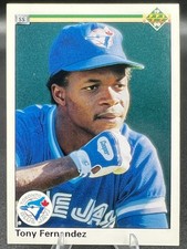 1990 Upper Deck - Tony Fernandez #130 - MLB Blue Jays Vintage Baseball