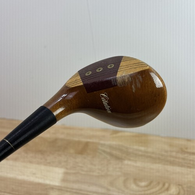 #ad POWERBILT Hamp;B PERSIMMON RH Driver 1 Wood 10° Citation Beautiful Grain Patina $49.95