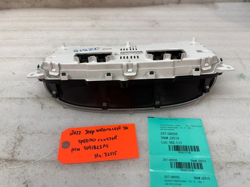12 JEEP WRANGLER JK VELOCÍMETRO CALIBRE CLÚSTER MÉTRICO KM/H OEM 279K KM 5091823AE - Imagen 9 de 12