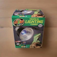 Zoo Med Tropical Mini Deep Dome Lamp Reptile Heat UVA/UVB, DOME LIGHT ONLY