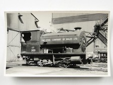 Steam Locomotive 305 Steel Company Wales Margam 1956 VTG Photo