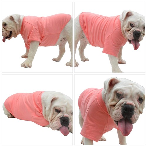 Lovelonglong Pet Clothing Dog Costumes Basic Blank T-Shirt Tee Shirts for Sma... - Picture 9 of 9