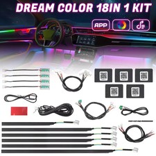 18 In 1 Dream Car Interior Ambient Lighting Neon Led Bead Symphony Dream Music