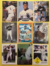FRANK THOMAS 9 Card Lot RC Rookie Card Chicago White Sox Collection Big Hurt