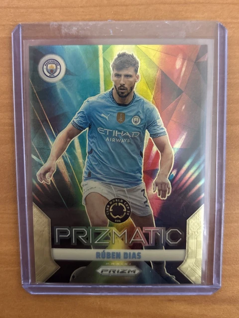 2025 Panini Prizm Club World Cup Prizmatic Gold Vinyl Ruben Dias 1/1 1 Of 1