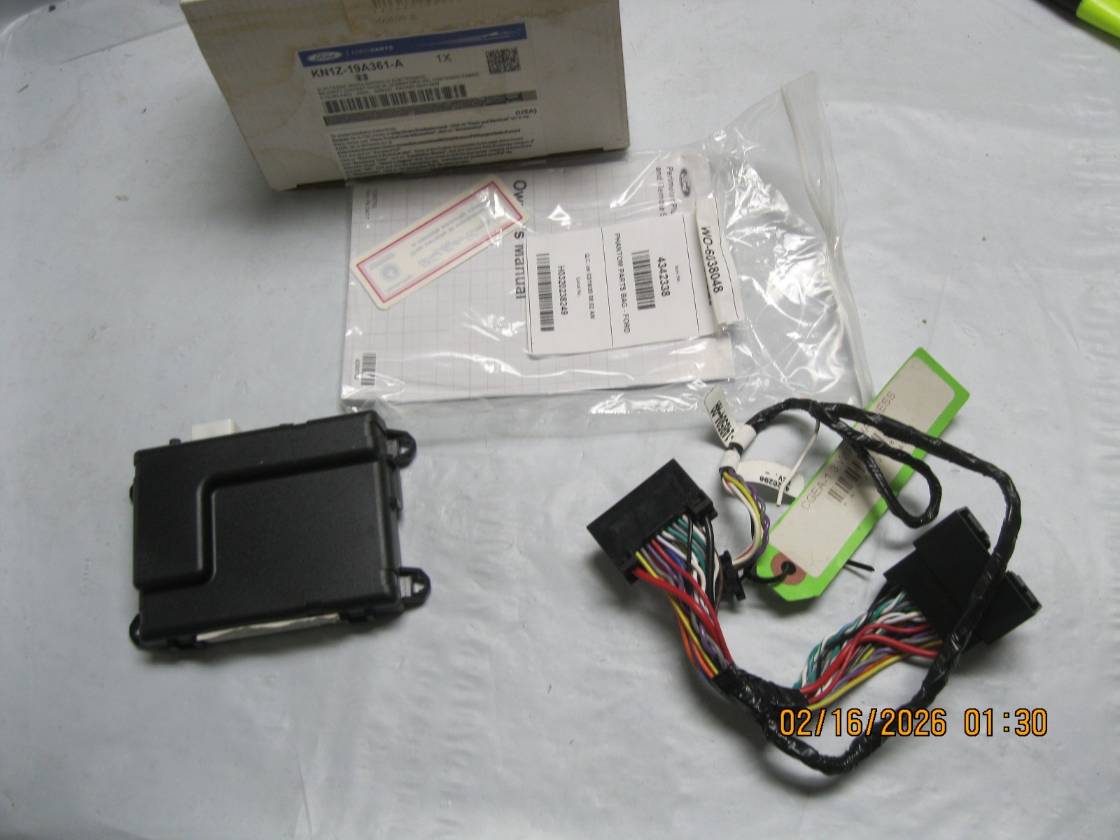 Genuine Ford OEM KN1Z-19A361-A Perimeter Plus Vehicle Securi
