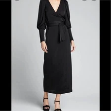 Rhode Aspen Maxi Wrap Dress XS